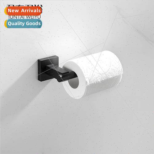 mple 304 paper towel holder bathroom square black toilet pap