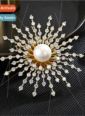 clothing pins versatile women accessories sunflower brooch c