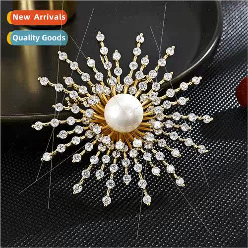 clothing pins versatile women accessories sunflower brooch c
