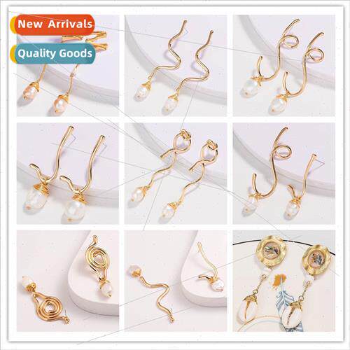 Europe retro trend fashion pearl creative accessories earrin