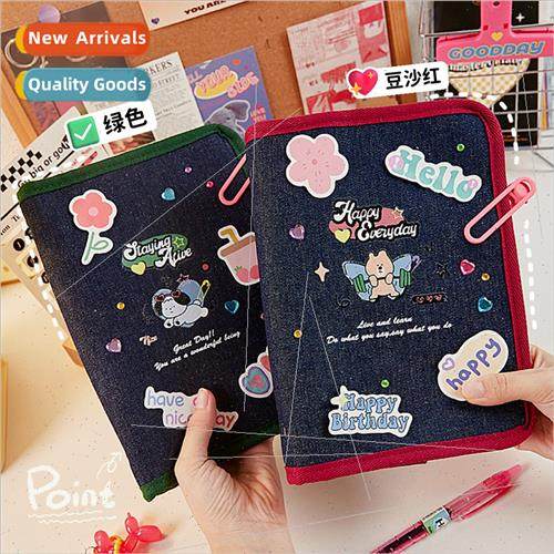 Cowboy DIY handbook notebook loose-leaf high-color A5 loose-
