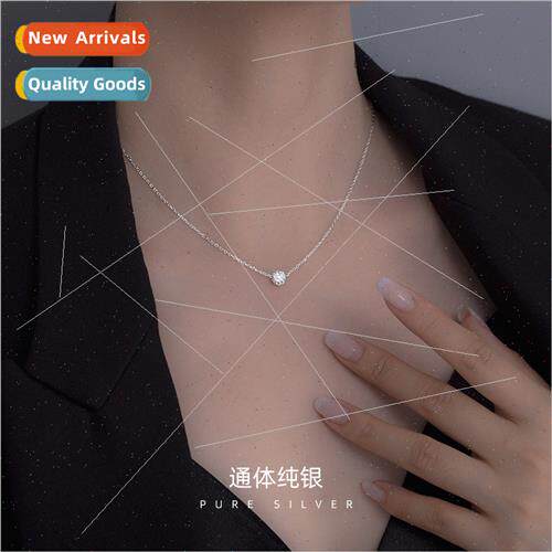 S925 silver orb necklace women simple niche new shambhala rh