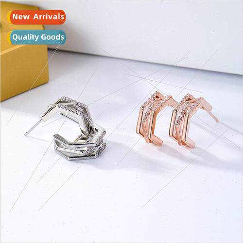 Earrings women 2022 new French earrings simple earrings