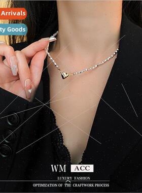 Love metal wind necklace fashion hundred matching collarbone