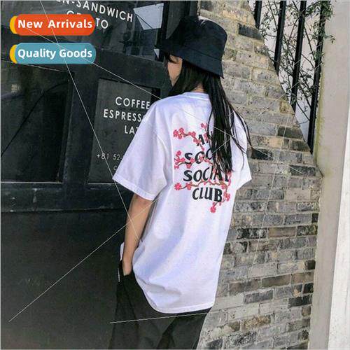 2021 Summer new men short-sleeved anti social club cherry bl