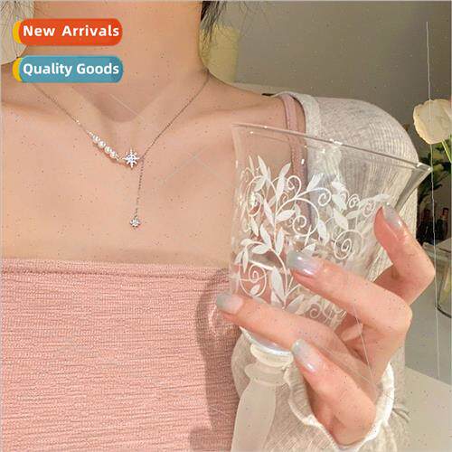 Pearl octopus patchwork necklace women niche ins hip-hop col