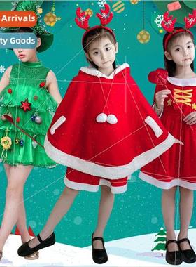 Christmas Costumes Children Dress Up Boys Girls Perming Cost