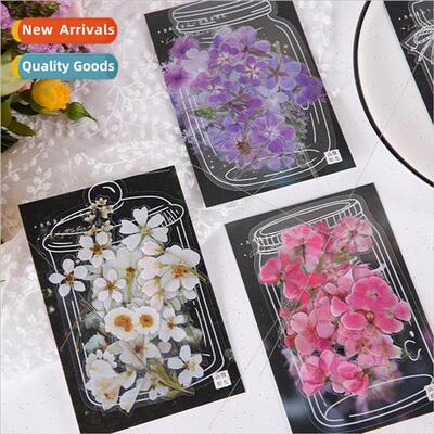 PET Sticker Pack Mountain Shimmering Fresh Plants Handbook J
