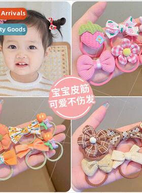 leather bcute tie hair does not hurt hair baby headbfemale h