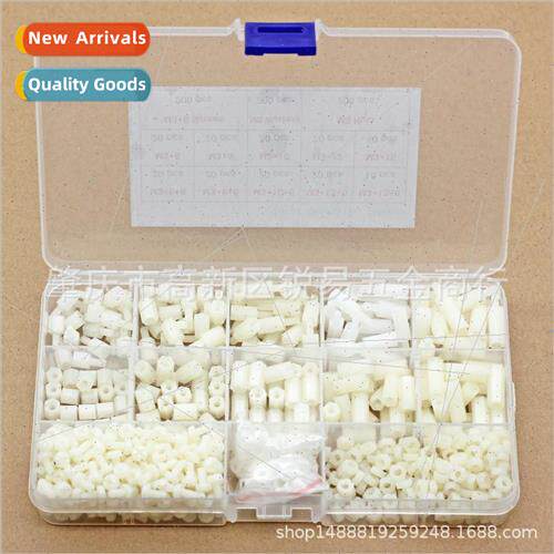 780pcs boxed whe black M3 plastic nylon hexagonal isolation