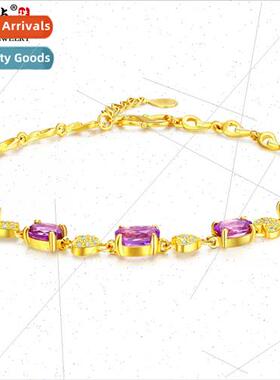 Bracelet适用girlfriend mom jewelry gift gold 999 gold bracel