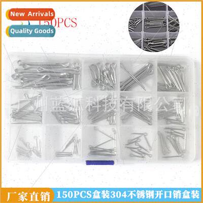 150pcs Stainless Steel Cotter Pins Hairpin Pins Spring Pins