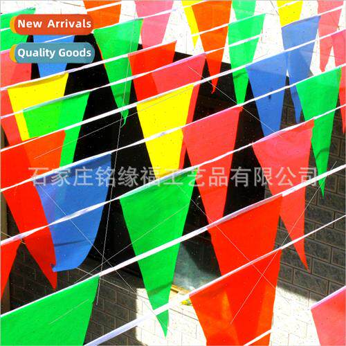 Triangle flag string flag wedding opening activies venue dec