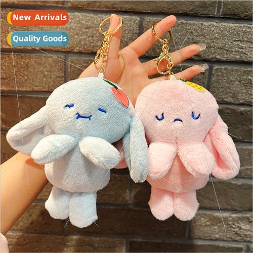 Plush rabb rag doll wedding cute doll doll accessories keych