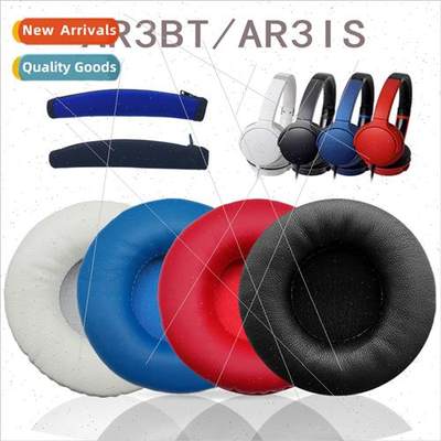 适用ATH-AR3BT AR3IS headset sponge cover earcups crossbeam h