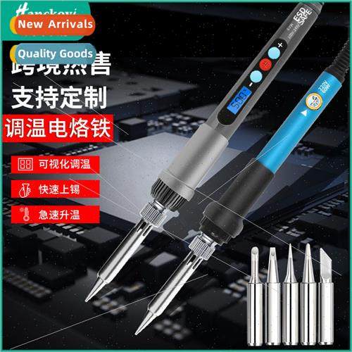 Temperature-regulating 60W soldering iron set internal heat