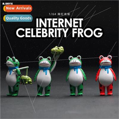 Frog miniature mannequin model 1:64 resin simulation microsc