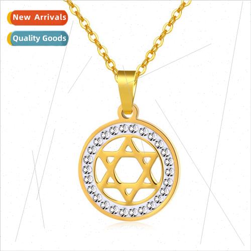 State Israel Hexagram Fashion Pendant Necklace Jewelry