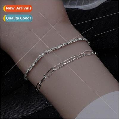 Italian sparkling chain boudoir hjewelry 2023 new tide femal