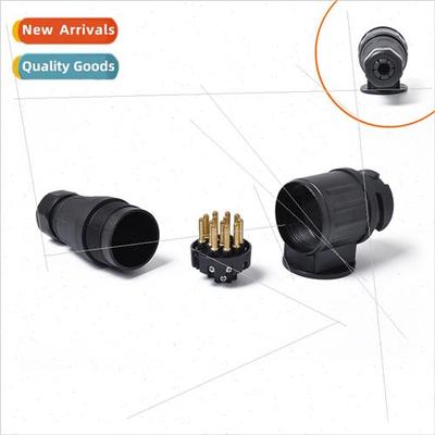 Trailer Connector 13 Pin 12V WaterproTruck Cable Connector T