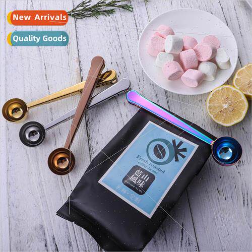 304 coffee clip spoon creative milk powder sealing spoon 2 i