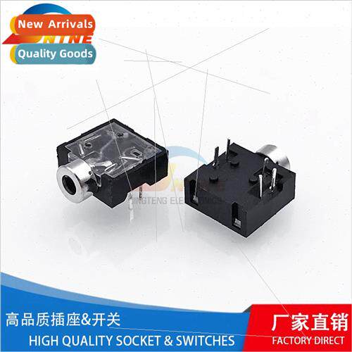 al 2.5 headphone socket PJ-204 204A clear cover 5-pin horizo