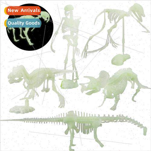 toys simulation glow-in-the-dark dinosaur skeleton model DIY