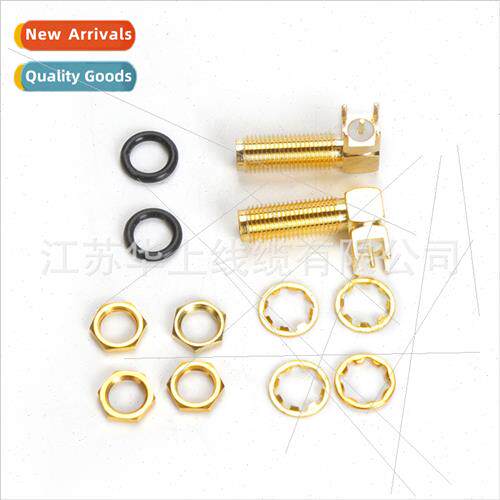 Copper Plated SMA-KWE Extended Length wh Nut Spacer Watertig