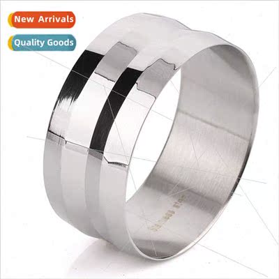 Korea Ins fashion new simple creative silver polished vintag