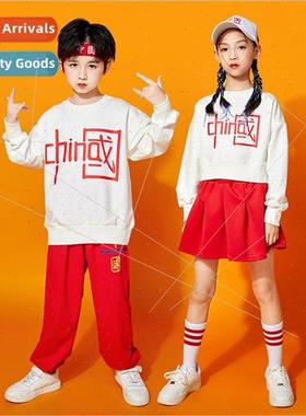 Childrens cheerleading permance unims elementary school spor