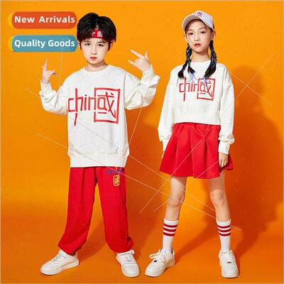 Childrens cheerleading permance unims elementary school spor