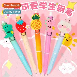 Cartoon click fountain pen dark tip wring ink bladder ink pe
