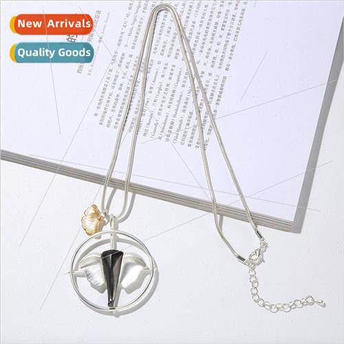 New necklace Europe hundred simple elephant sweater chain lo