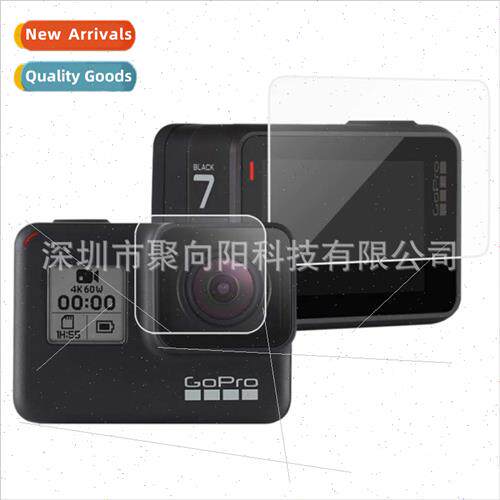适用GoPro Hero5/6/7 Black Sports Camera Tempered Film Glass