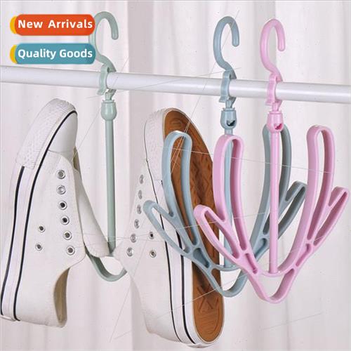 Rotatable Balcony Shoe RackSmall Multifunctional Drying Rack