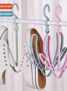 Rotatable Balcony Shoe RackSmall Multifunctional Drying Rack