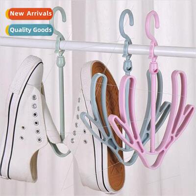 Rotatable Balcony Shoe RackSmall Multifunctional Drying Rack