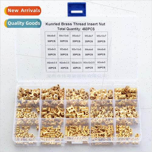 460pcs M2 3 4 5 Copper injection molded double pass chamfere