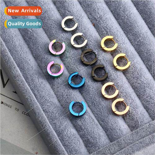 Stainless steel earrings earrings ear bone ring rose gold po