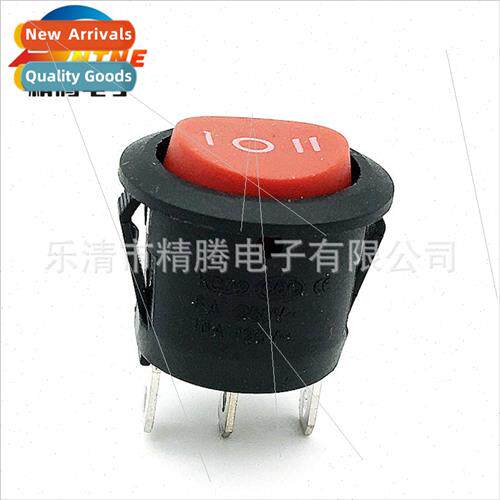 Boat Swch Oval Warp Power Swch Red Pushbutton wh ght 3 Legs