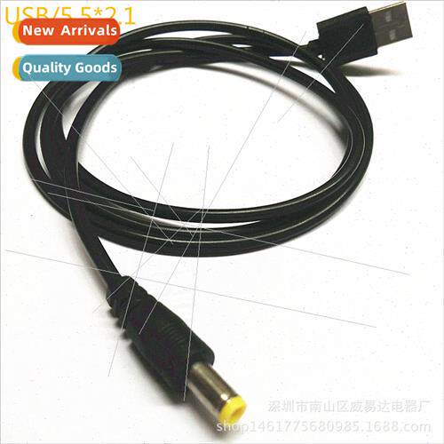 USB Charging Cable USB to DC5.5*2.1 Desk Lamp Speaker Fan Po
