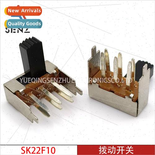 Toggle Swch SK22F10 Horizontal x-Pin Toggle Slide Swch Elect