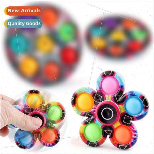 Decompression venting toys finger tip gyro bubble music flow