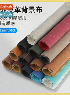 Frosted leather cloth vintage solid color background cloth s