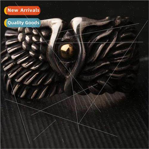 Angel devil ring vintage thai silver angel wings men women f