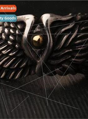 Angel devil ring vintage thai silver angel wings men women f