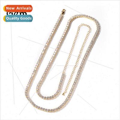 Europe ins4MM mple Row Tennis Chain Women Waist Chain Fashio