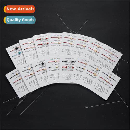 Europe new couple paper card jewelry 2 sets round paper card