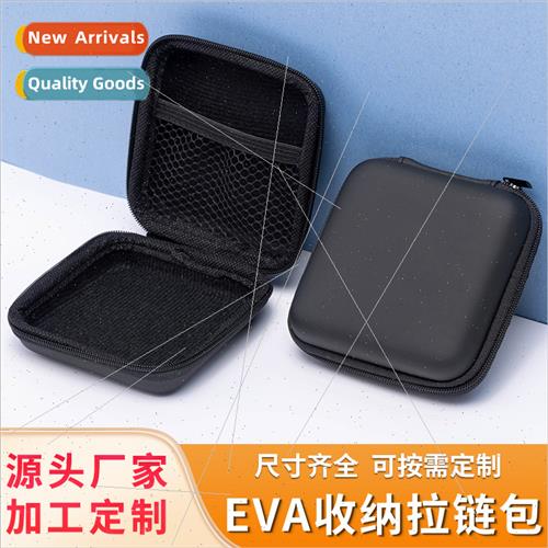 eva bag square headphone storage bag bluetooth headset packa