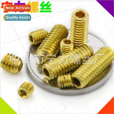 Brass machine meter screw rosh copper headless hexagonal tig